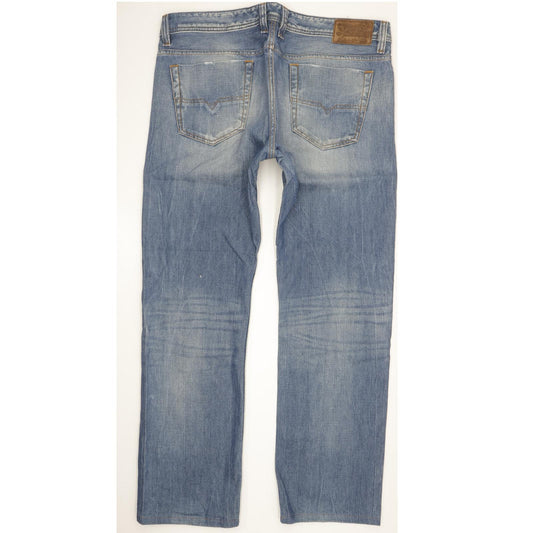 Diesel Viker Men Blue Straight Regular Jeans W36 L32