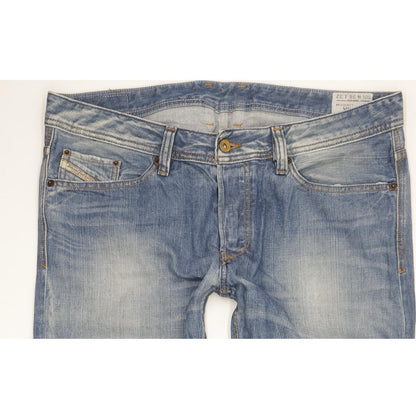 Diesel Viker Men Blue Straight Regular Jeans W36 L32