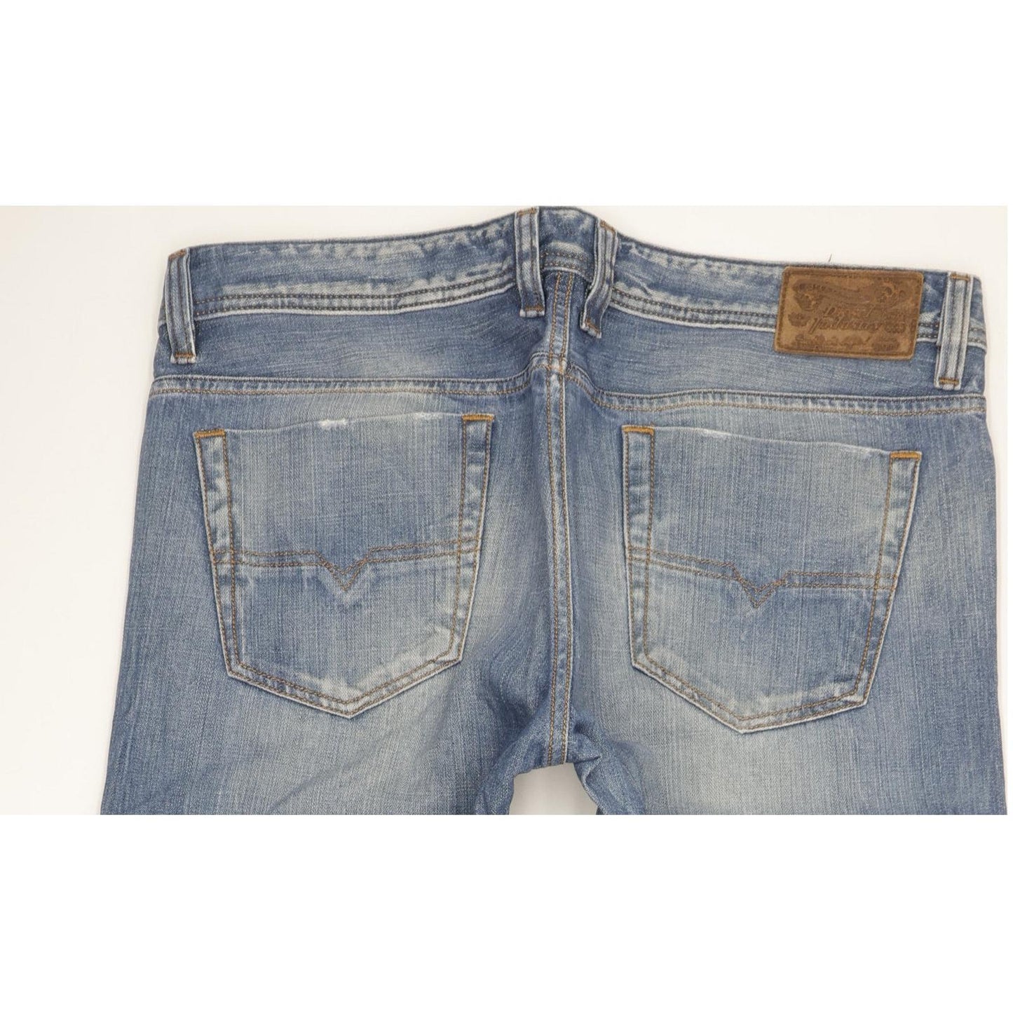 Diesel Viker Men Blue Straight Regular Jeans W36 L32