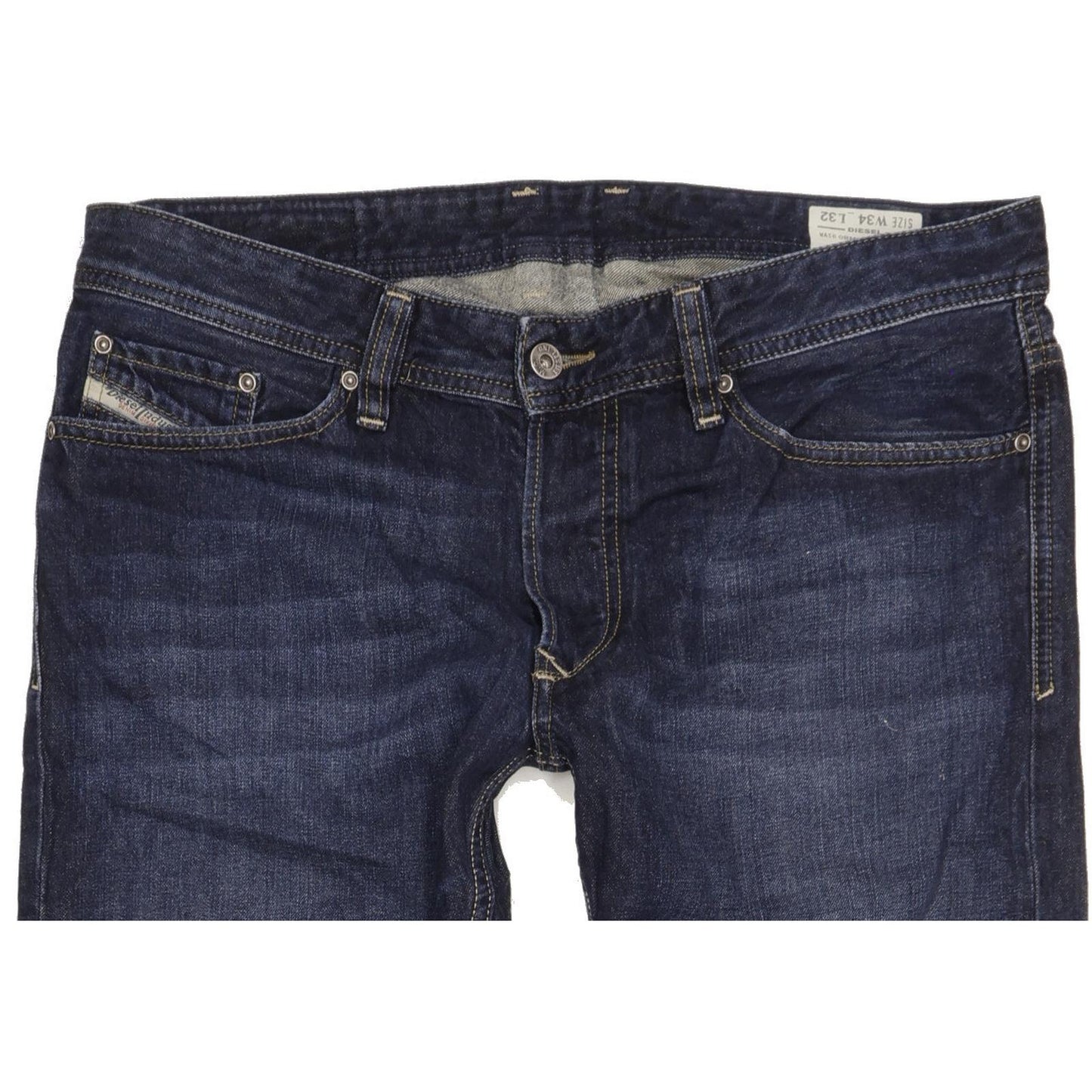 Diesel Viker 0RML0 Men Blue Straight Regular Jeans W34 L32