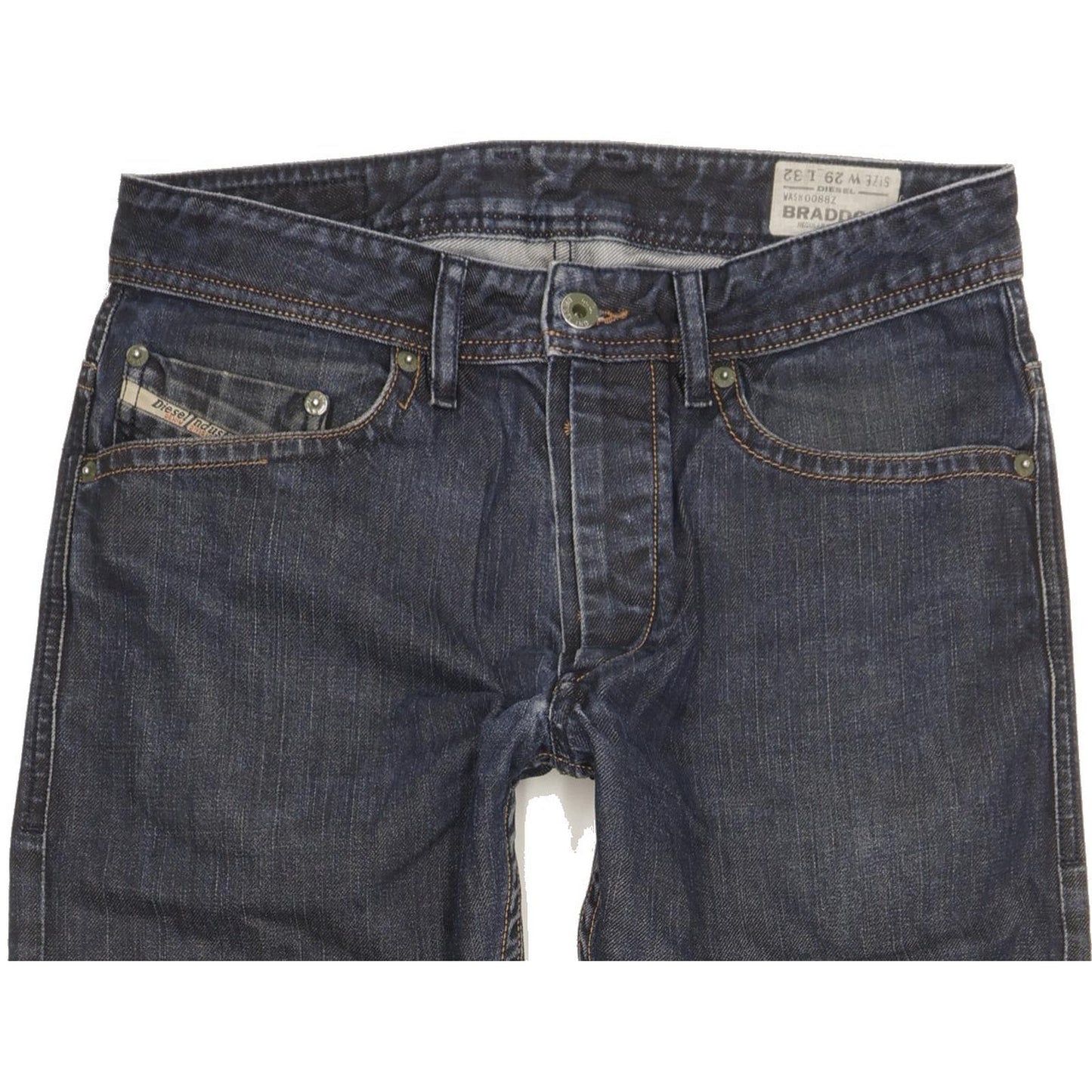 Diesel Braddom 0088Z Men Blue Tapered Slim Jeans W29 L32