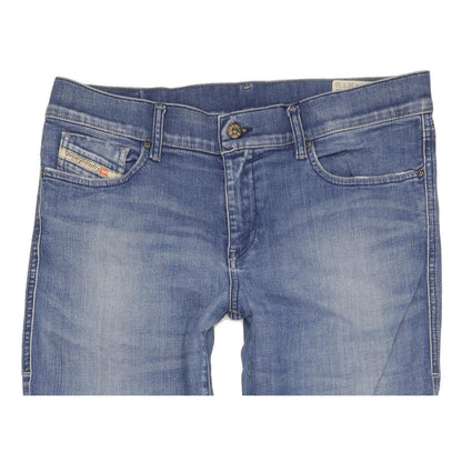 Diesel Bootzee Women Blue Bootcut Slim Stretch Jeans W32 L32
