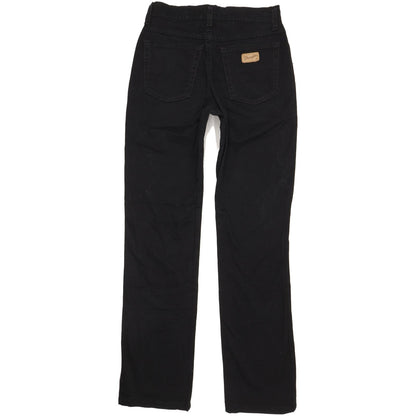 Wrangler Paula Women Black Straight Regular Stretch Jeans W29 L32
