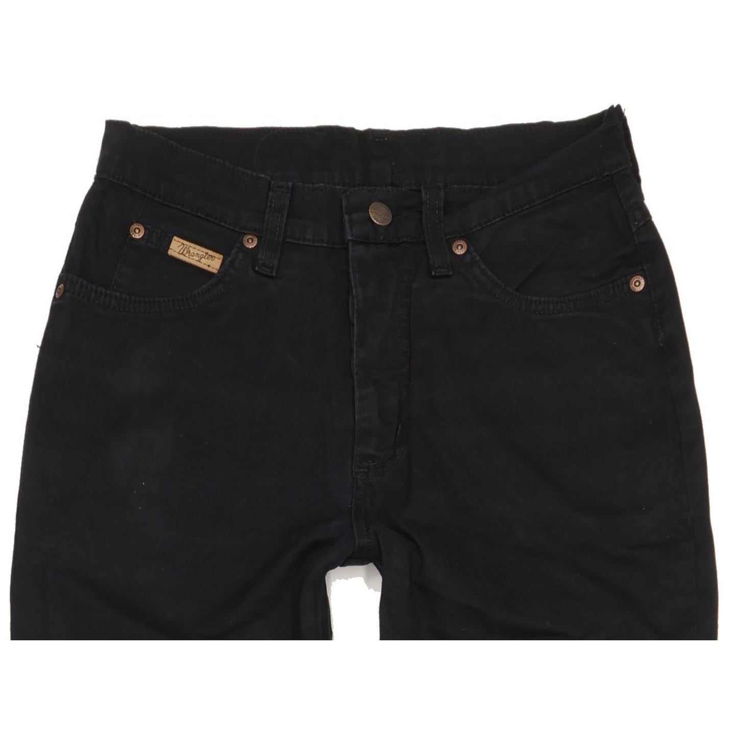 Wrangler Paula Women Black Straight Regular Stretch Jeans W29 L32
