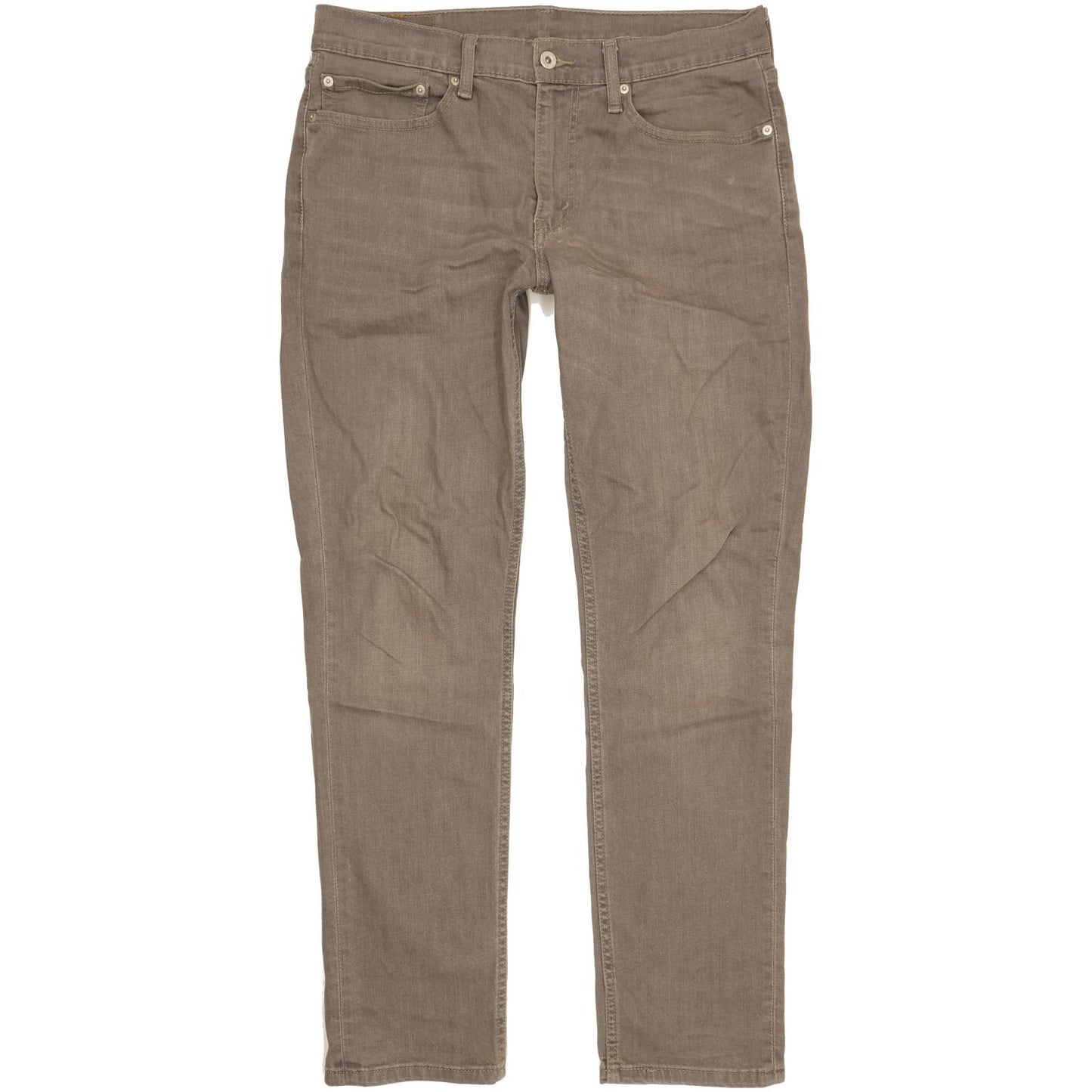 Levi's 511 Men Grey Straight Slim Stretch Jeans W34 L32