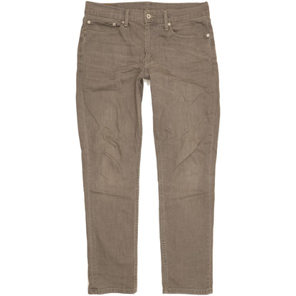 Levi's 511 Men Grey Straight Slim Stretch Jeans W34 L32
