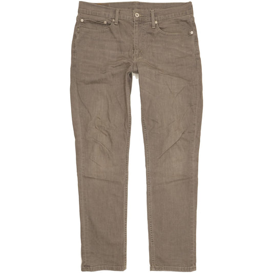 Levi's 511 Men Grey Straight Slim Stretch Jeans W34 L32