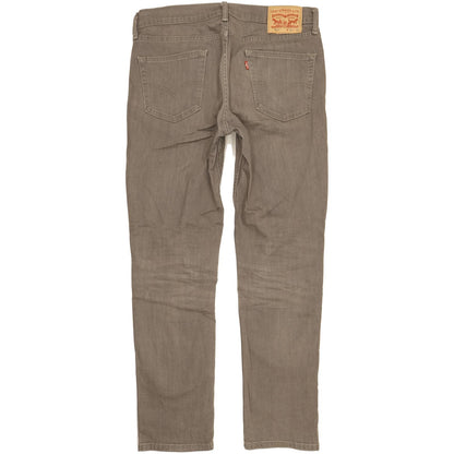 Levi's 511 Men Grey Straight Slim Stretch Jeans W34 L32