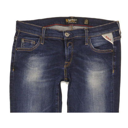 Replay Women Blue Bootcut Slim Stretch Jeans W29 L32