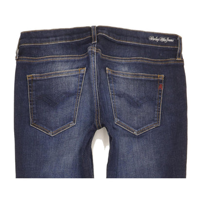 Replay Women Blue Bootcut Slim Stretch Jeans W29 L32