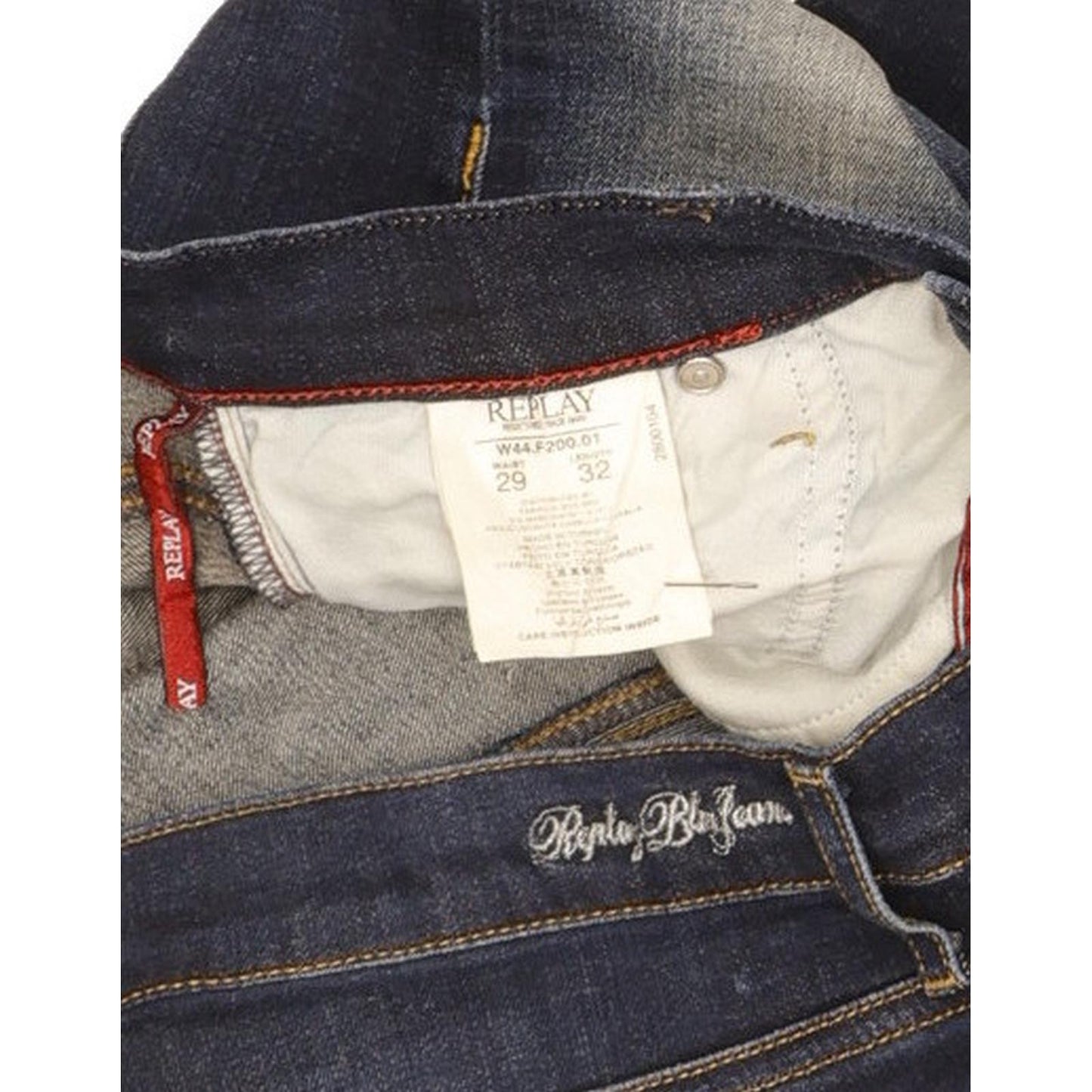 Replay Women Blue Bootcut Slim Stretch Jeans W29 L32
