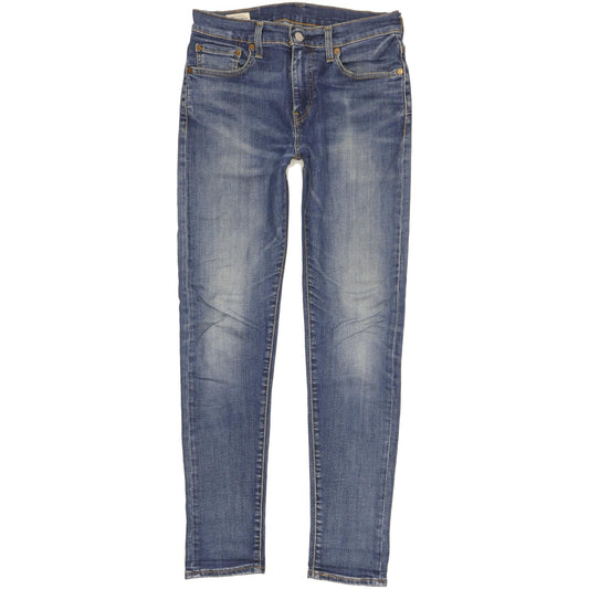 Levi's 512 Men Blue Tapered Slim Stretch Jeans W29 L32