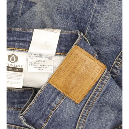 Levi's 512 Men Blue Tapered Slim Stretch Jeans W29 L32