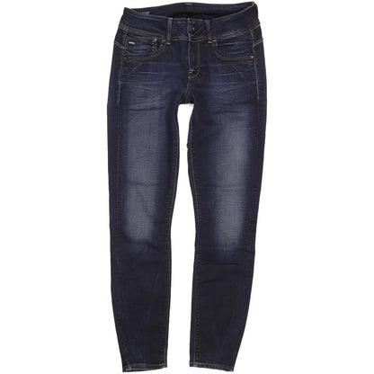 G-Star Lynn Women Blue Skinny Slim Stretch Jeans W28 L30