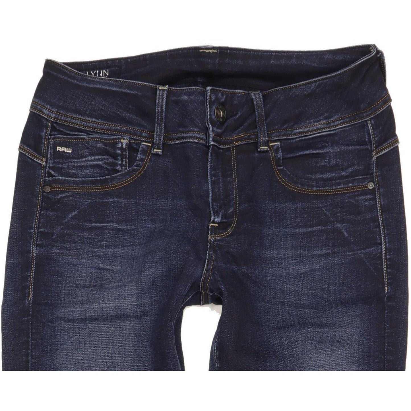 G-Star Lynn Women Blue Skinny Slim Stretch Jeans W28 L30
