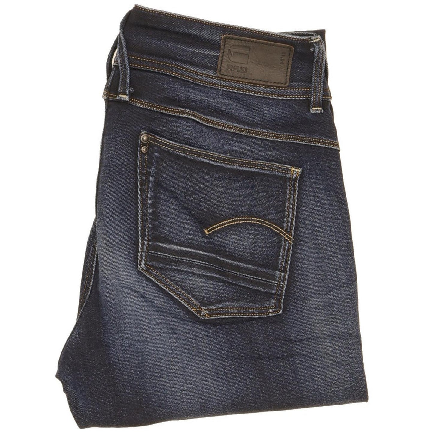 G-Star Lynn Women Blue Skinny Slim Stretch Jeans W28 L30