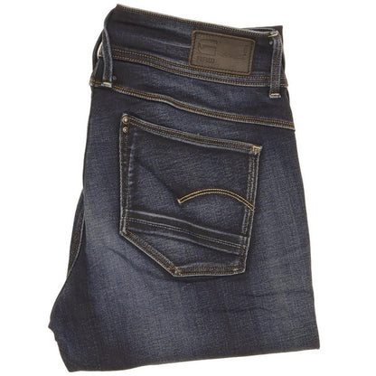 G-Star Lynn Women Blue Skinny Slim Stretch Jeans W28 L30