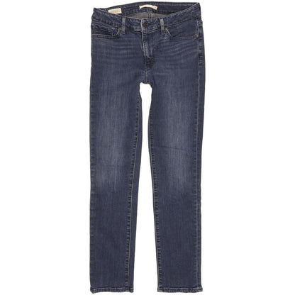 Levi's 712 Women Blue Straight Slim Stretch Jeans W29 L29