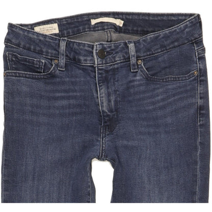 Levi's 712 Women Blue Straight Slim Stretch Jeans W29 L29