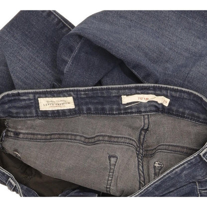 Levi's 712 Women Blue Straight Slim Stretch Jeans W29 L29