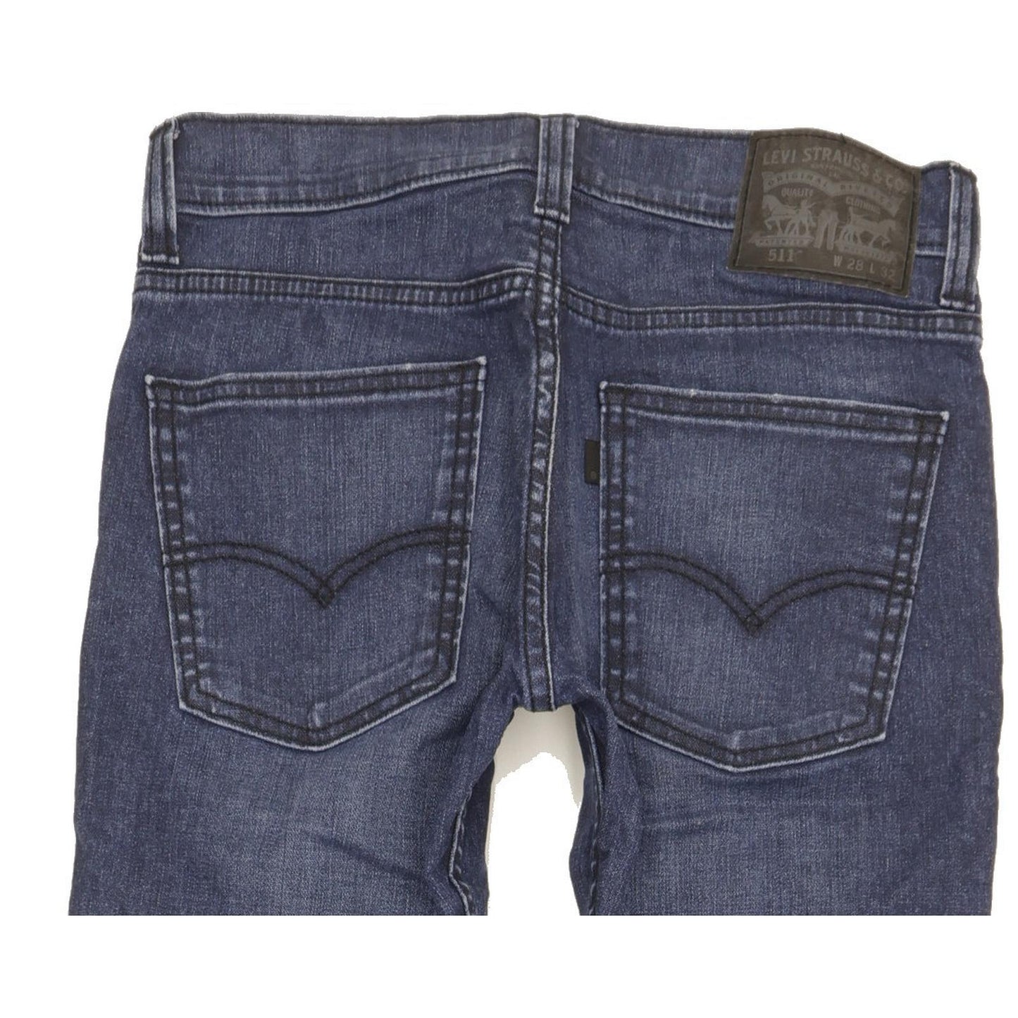 Levi's 511 Men Blue Straight Slim Stretch Jeans W28 L32