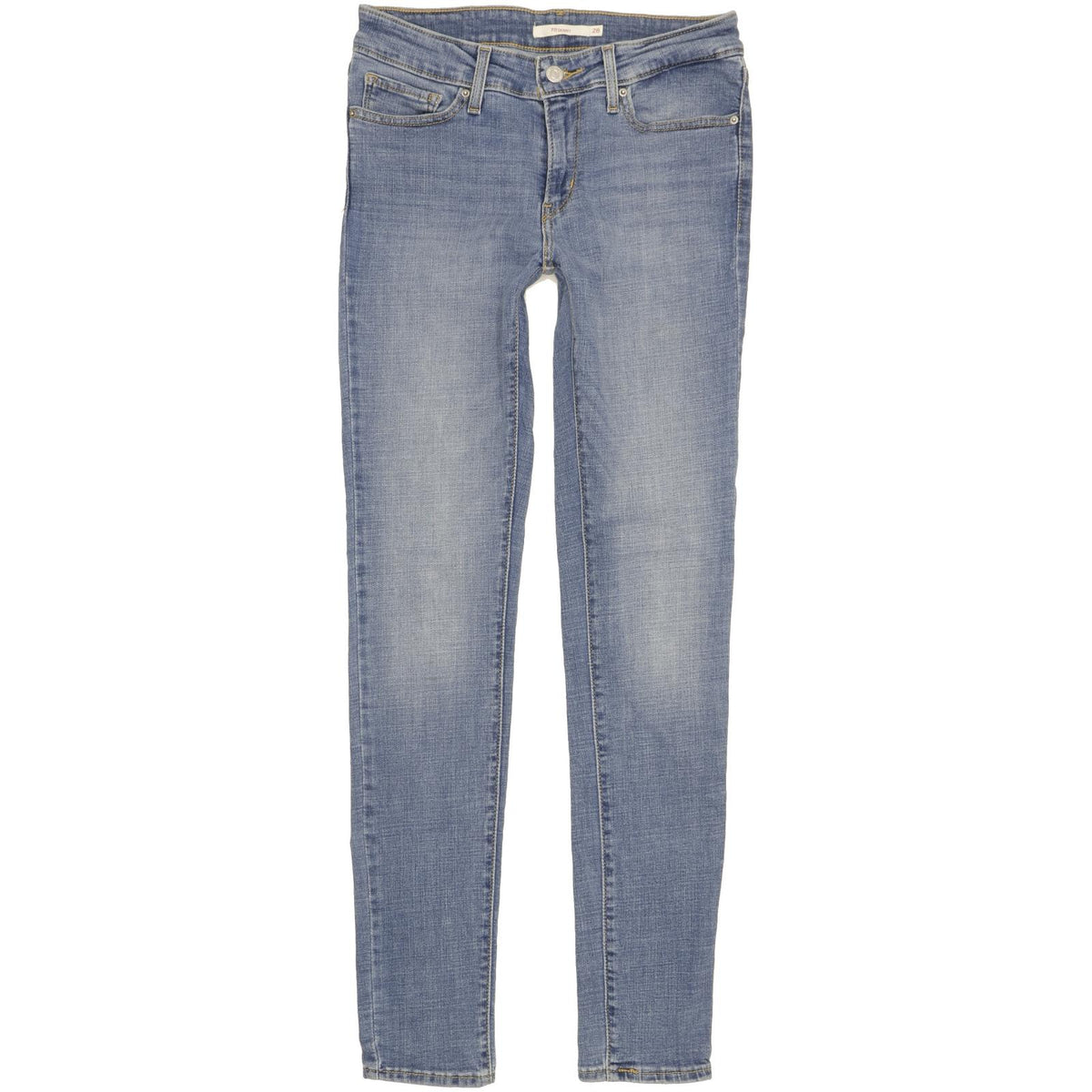 Levi's 711 Women Blue Skinny Slim Stretch Jeans W28 L31
