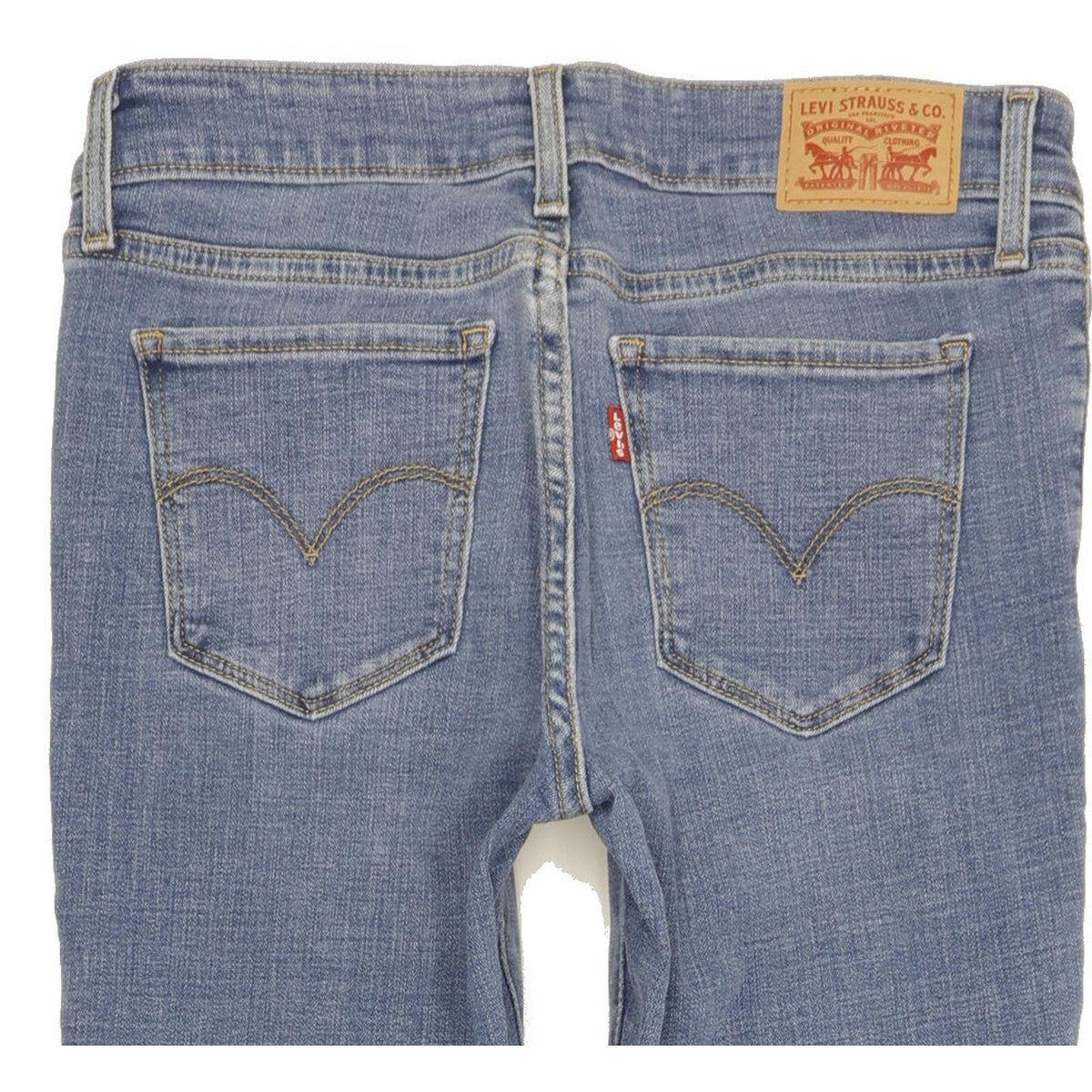 Levi's 711 Women Blue Skinny Slim Stretch Jeans W28 L31