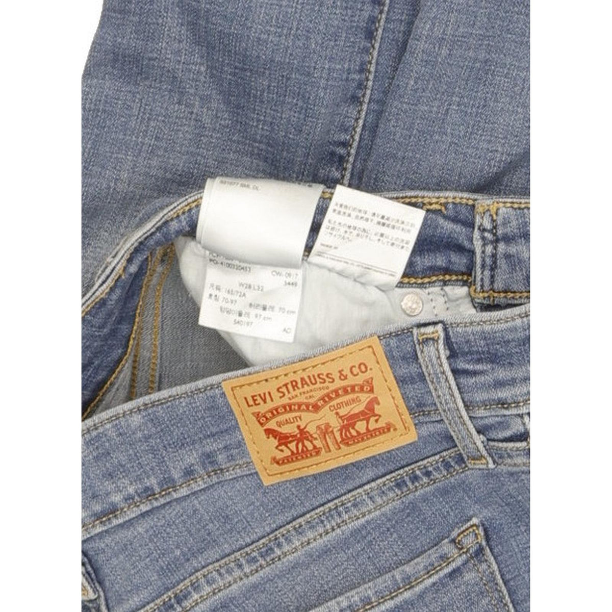 Levi's 711 Women Blue Skinny Slim Stretch Jeans W28 L31