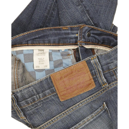 Levi's 511 Men Blue Straight Slim Jeans W32 L32
