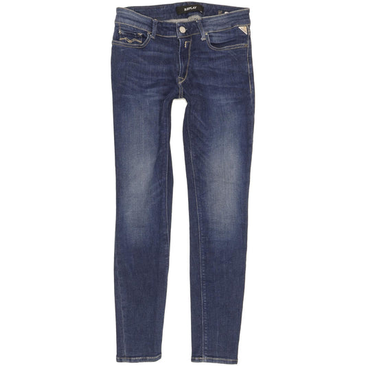 Replay Luz Women Blue Skinny Slim Jeans W27 L28