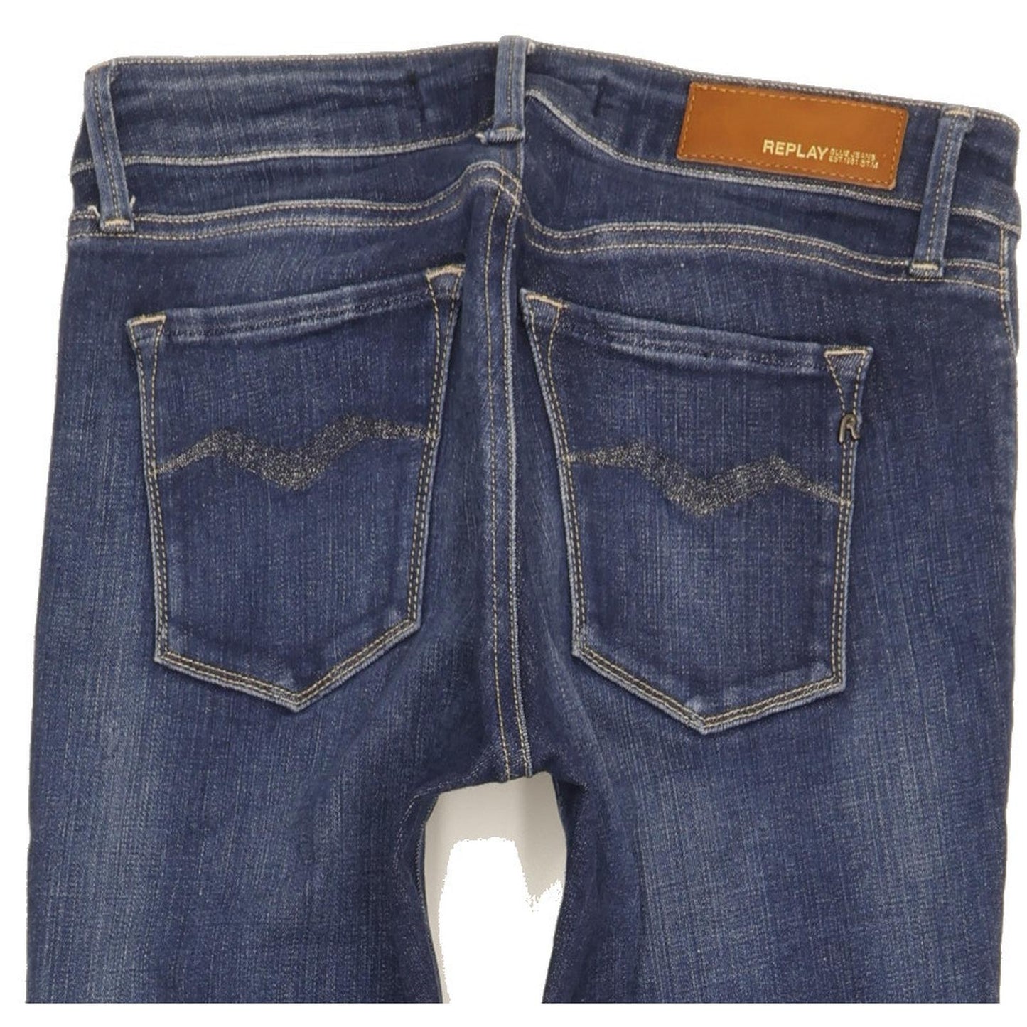 Replay Luz Women Blue Skinny Slim Jeans W27 L28
