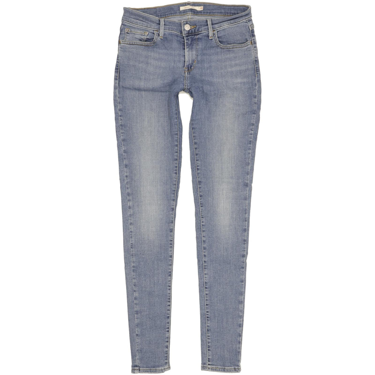 Levi's 710 Super Women Blue Skinny Slim Stretch Jeans W28 L32