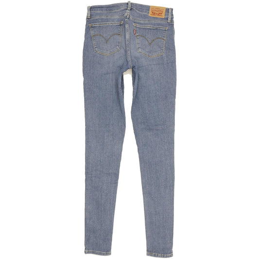 Levi's 710 Super Women Blue Skinny Slim Stretch Jeans W28 L32