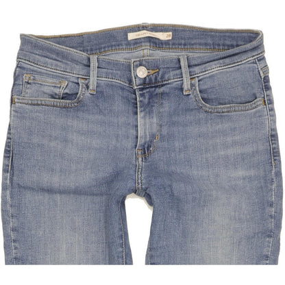 Levi's 710 Super Women Blue Skinny Slim Stretch Jeans W28 L32