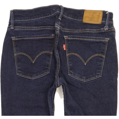 Levi's 710 Super Women Blue Skinny Slim Stretch Jeans W28 L28