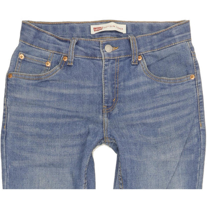 Levi's 512 Kids Blue Tapered Slim Stretch Jeans W26 L30