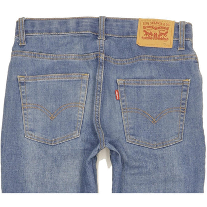 Levi's 512 Kids Blue Tapered Slim Stretch Jeans W26 L30