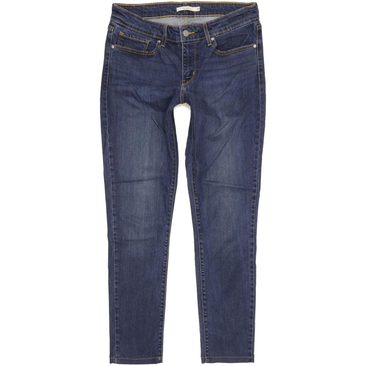 Levi's 711 Women Blue Skinny Slim Stretch Jeans W30 L29