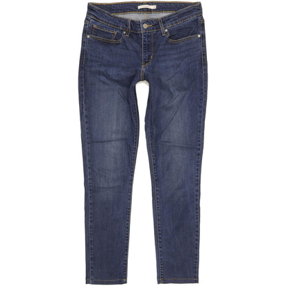 Levi's 711 Women Blue Skinny Slim Stretch Jeans W30 L29