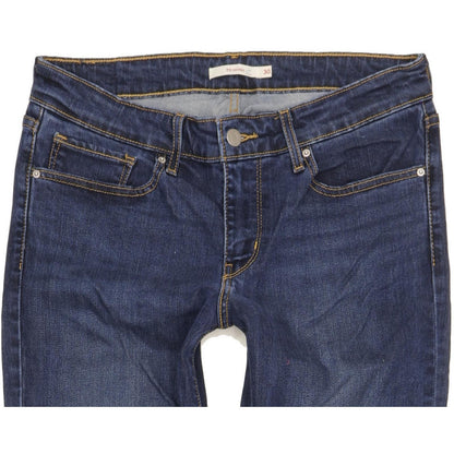 Levi's 711 Women Blue Skinny Slim Stretch Jeans W30 L29