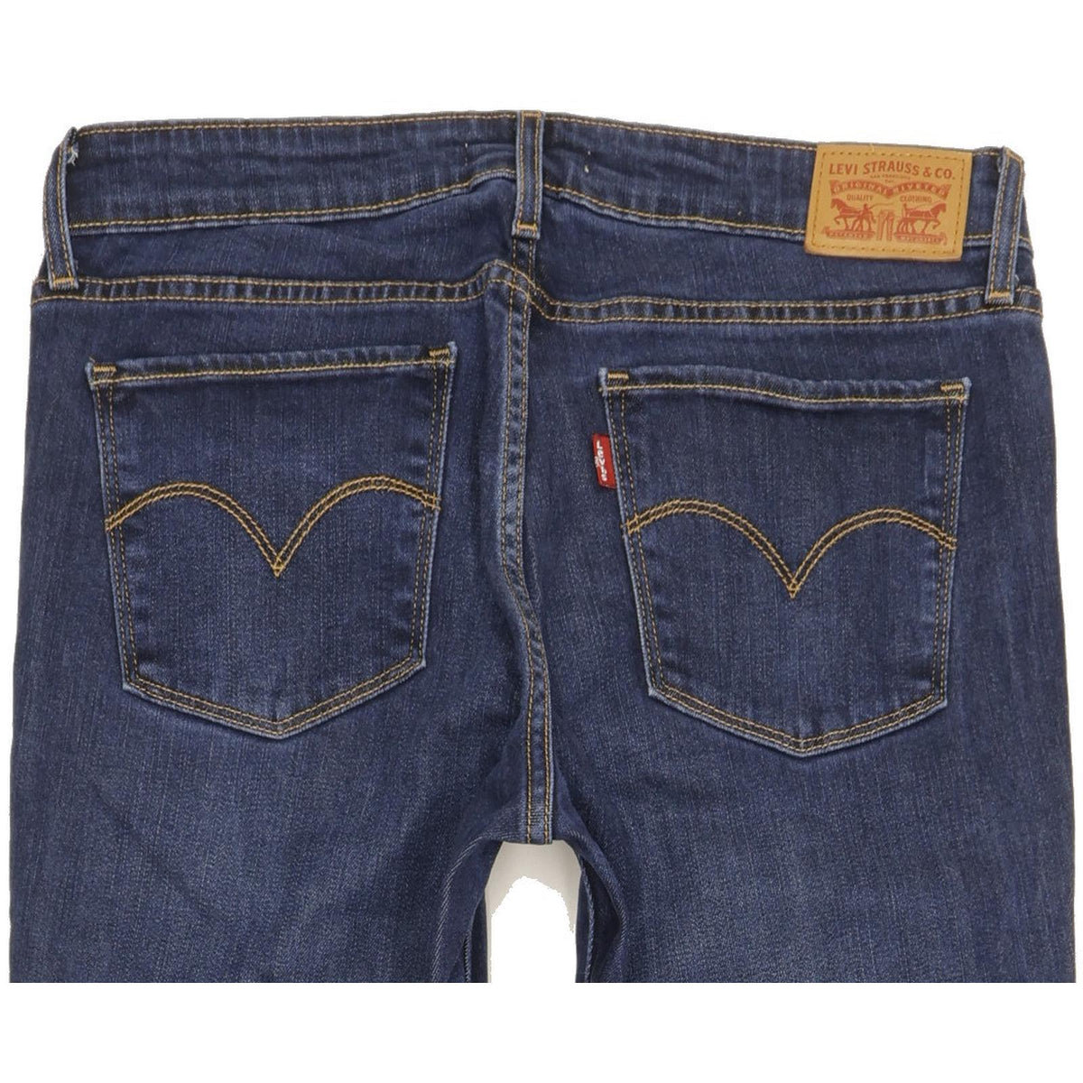 Levi's 711 Women Blue Skinny Slim Stretch Jeans W30 L29