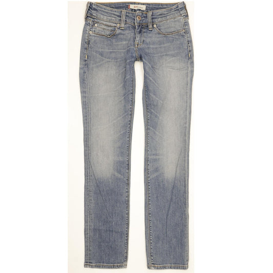 Levi's 571 Women Blue Straight Slim Stretch Jeans W26 L31