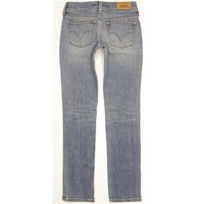 Levi's 571 Women Blue Straight Slim Stretch Jeans W26 L31