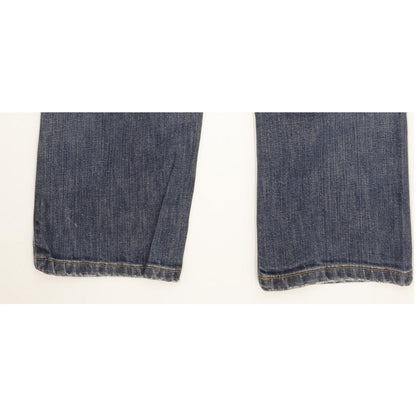 Levi's 528 Women Blue Straight Slim Stretch Jeans W27 L31
