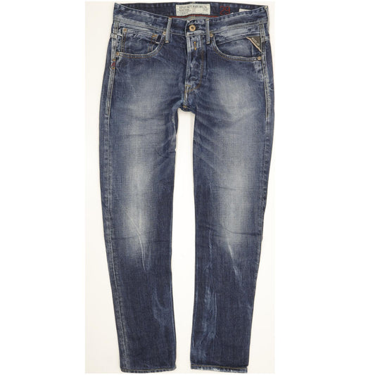 Replay Arottt Men Blue Skinny Slim Jeans W30 L29