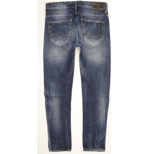 Replay Arottt Men Blue Skinny Slim Jeans W30 L29