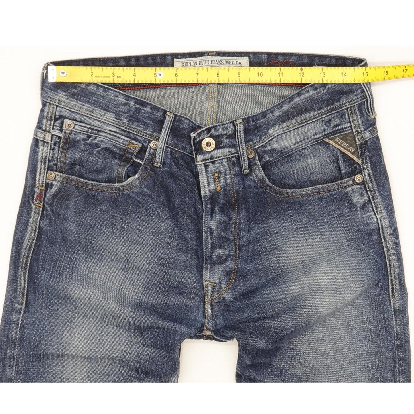 Replay Arottt Men Blue Skinny Slim Jeans W30 L29