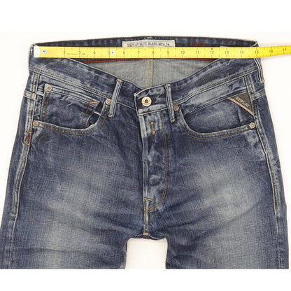 Replay Arottt Men Blue Skinny Slim Jeans W30 L29