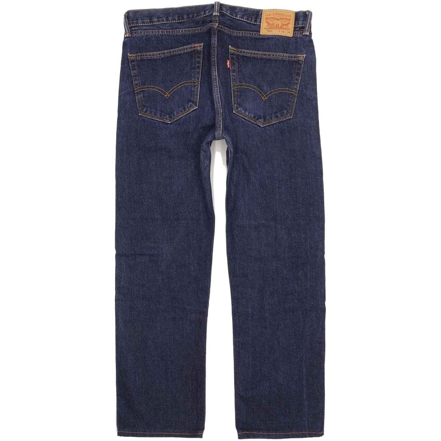 Levi's 505 Men Blue Straight Regular Jeans W36 L30
