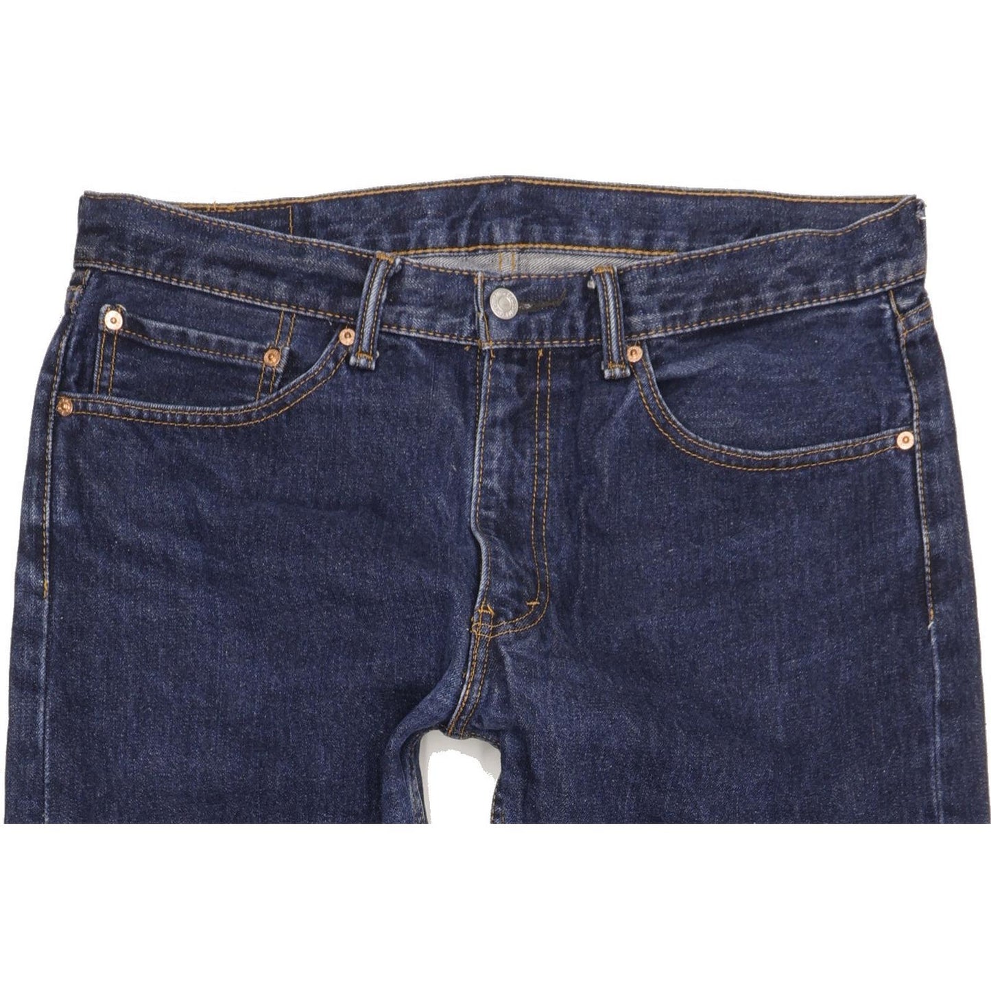 Levi's 505 Men Blue Straight Regular Jeans W36 L30
